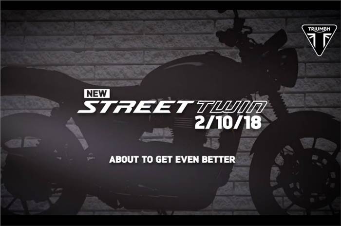 2019 Triumph Street Twin unveil on October 2
